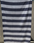 Byron turkish towel navy and white in full