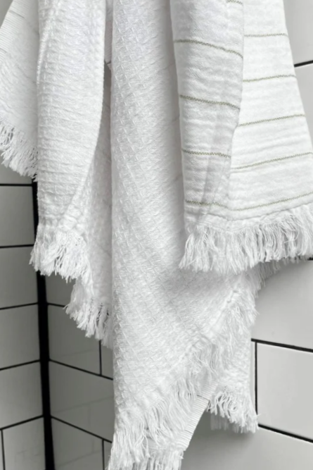 Castaways waffle bath towel, 400gr - Pippah