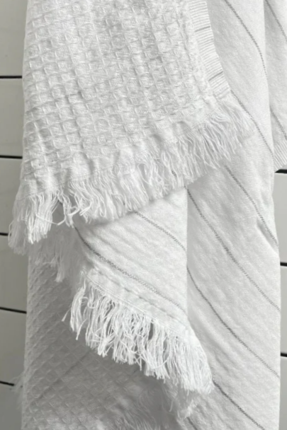 Castaways waffle bath towel, 400gr - Pippah