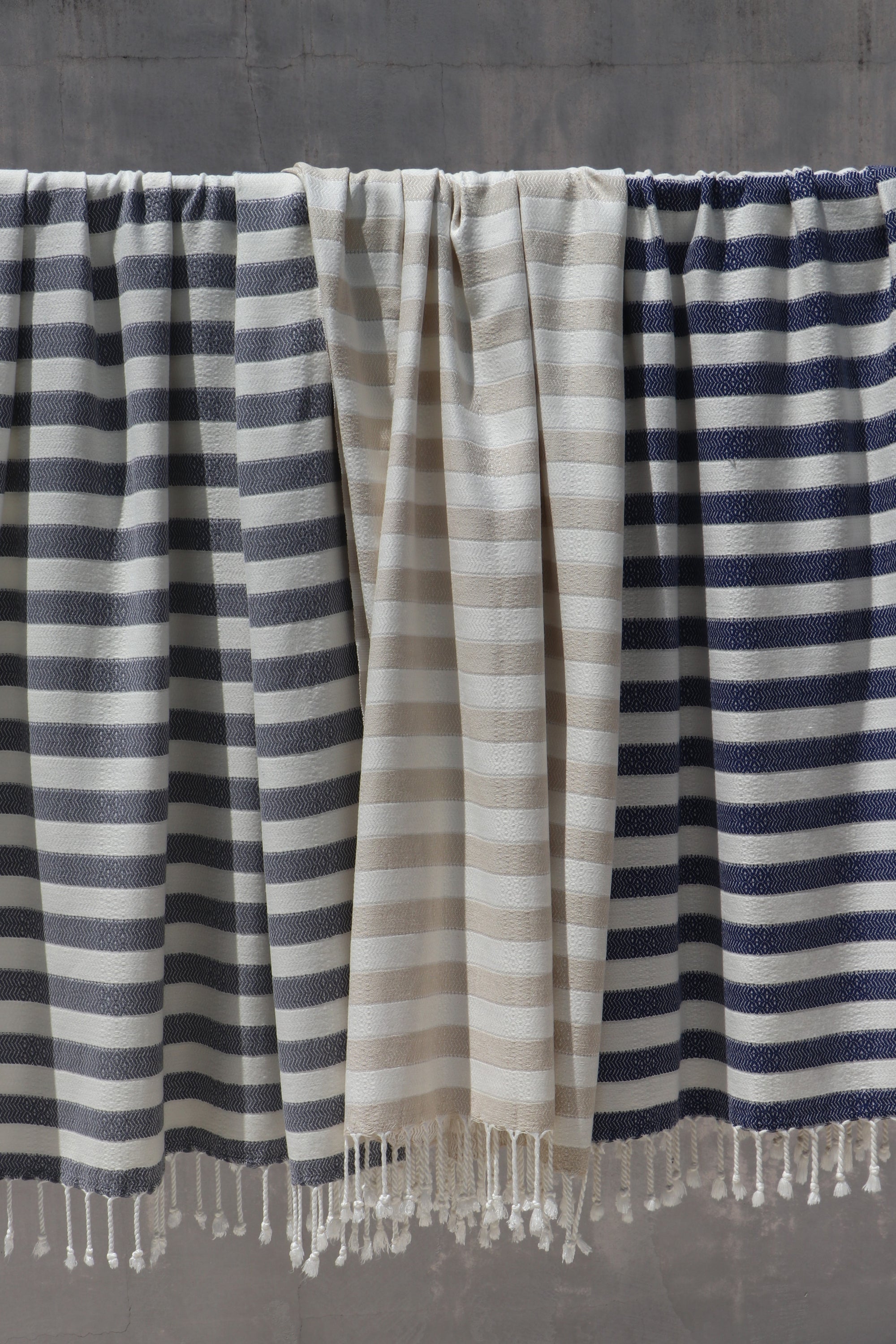 Miami bamboo cotton blend in 3 colours hanging