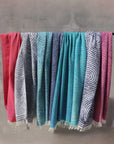 all 8 colours of the Newport turkish towel
