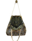 Sand dune tote bag showing inside