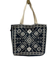 Waves tote bag hanging