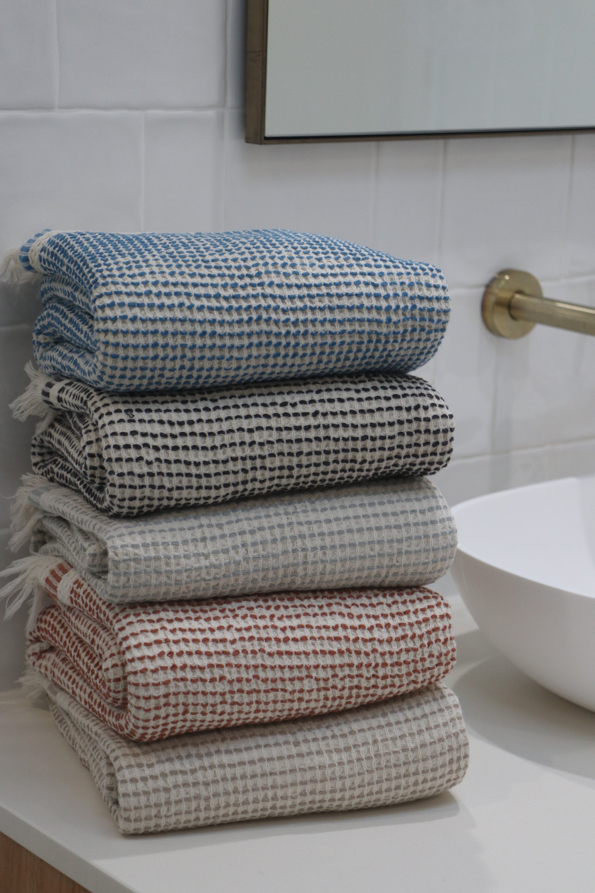 Yamba Waffle Turkish bath sheet, 450 gr - Pippah