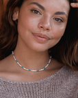 Turquoise Pearl Choker Necklace or Wrap Bracelet - Pippah