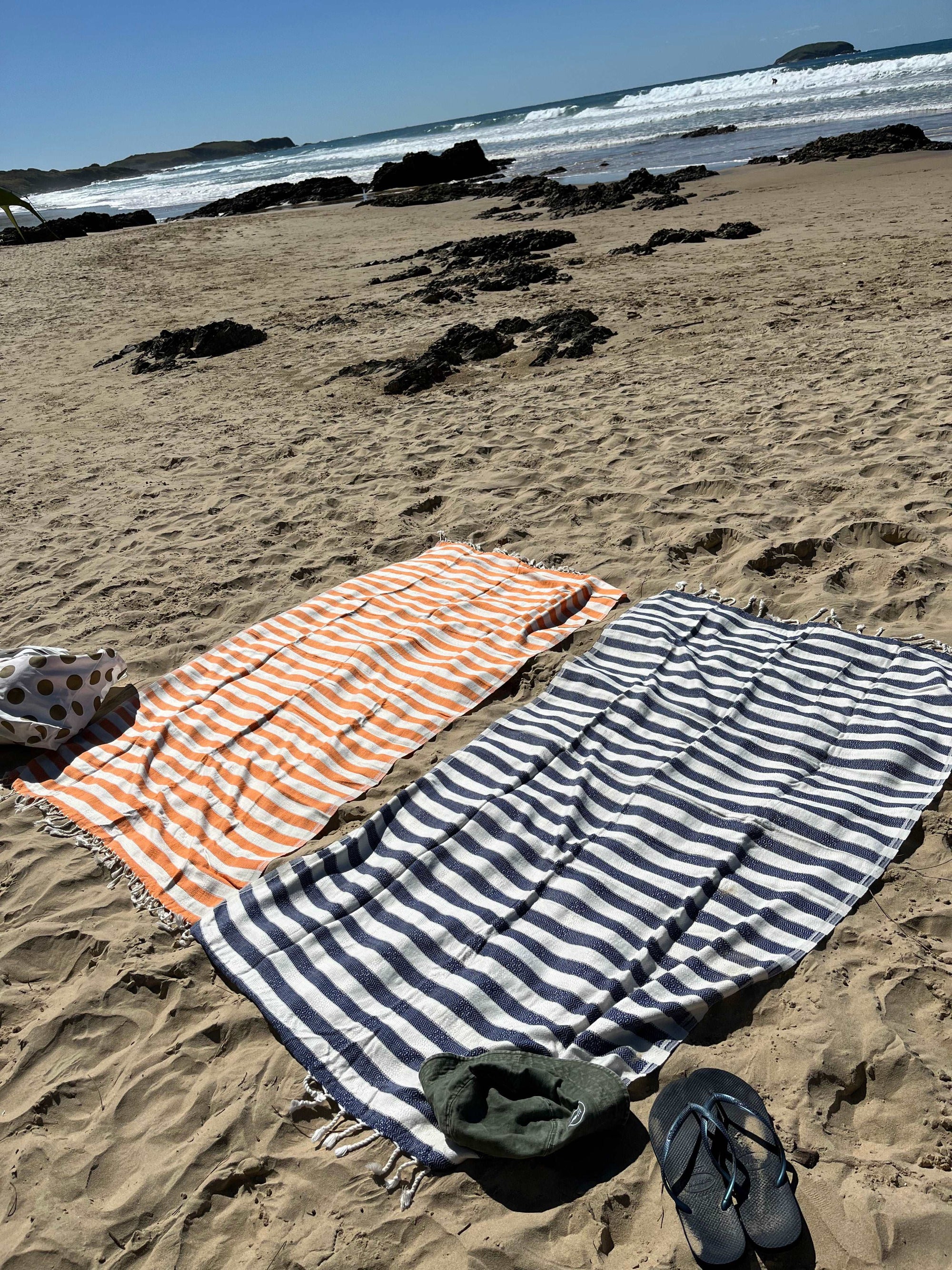 Miami bamboo & cotton blend beach towel, 425 gr - Pippah