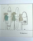Framed Sea Glass Art - assorted people