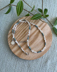 Turquoise Pearl Choker Necklace or Wrap Bracelet - Pippah
