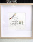 Framed Sea Glass Art - assorted people