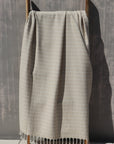 Whitehaven bamboo and cotton turkish towel beige