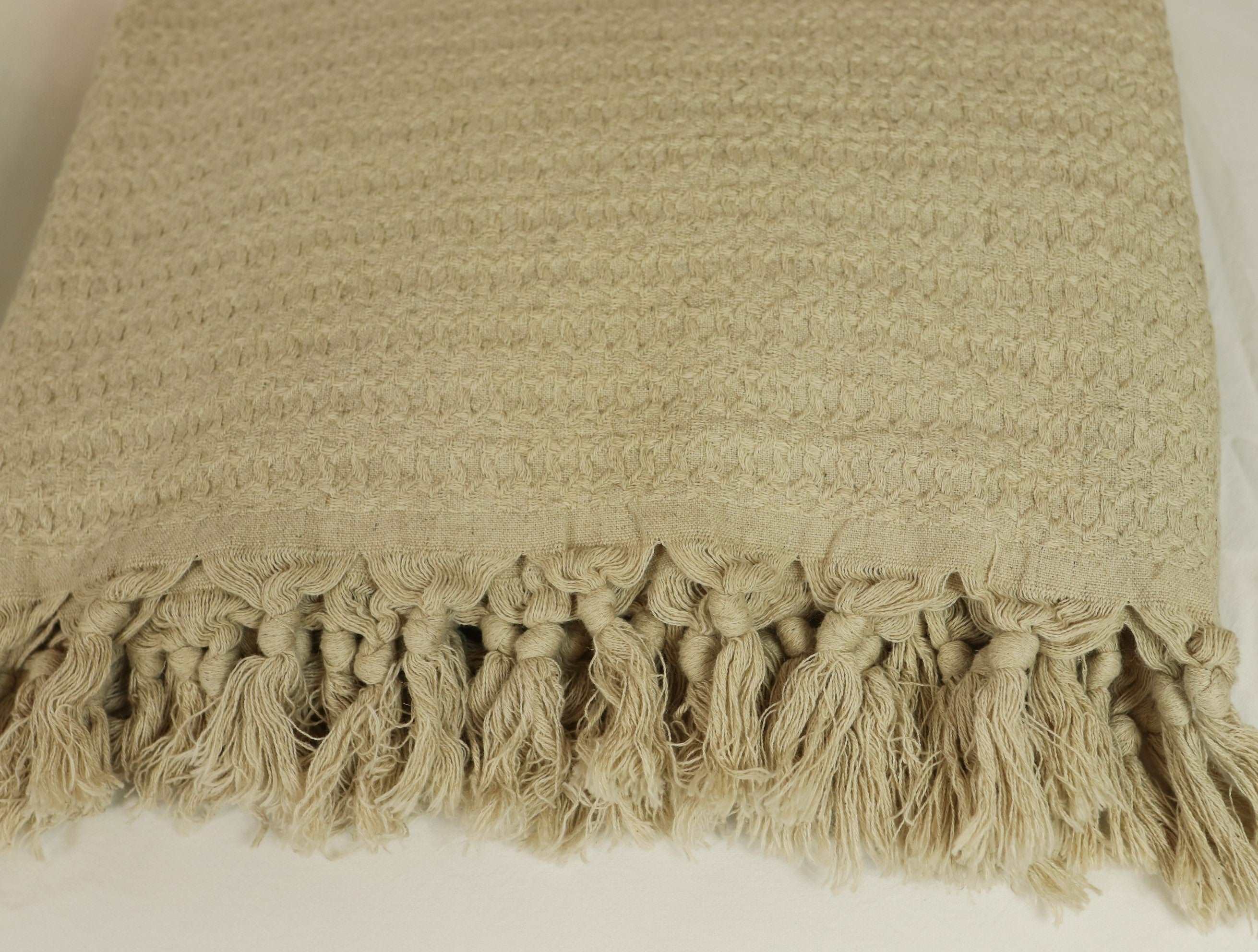 Lorne Throw - linen and cotton