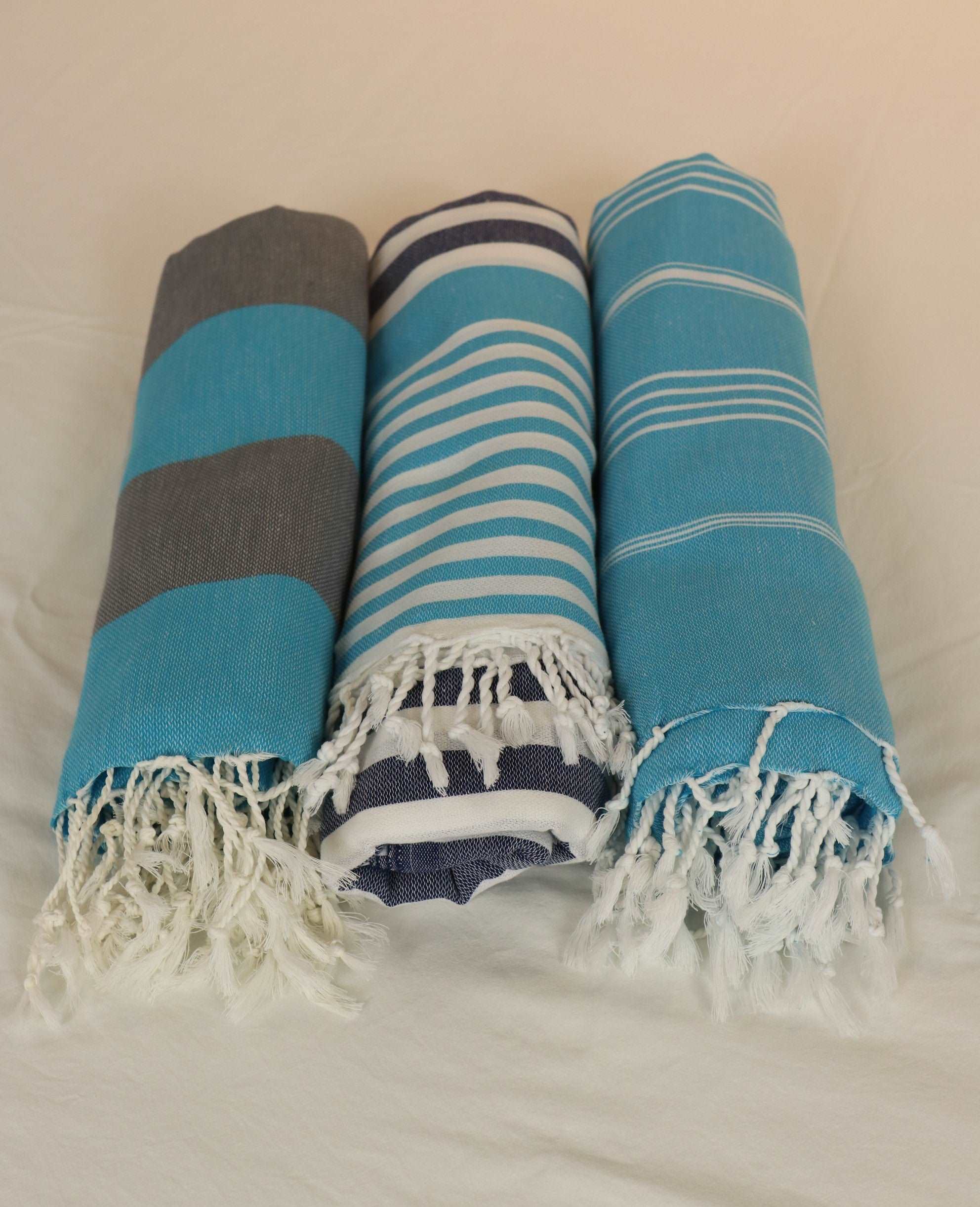 BAGNO MILANO Turkish Cotton Beach Towel - Oversized, Quick-Dry, Lightweight Peshtemal Towel For Beach, Pool, Yoga & Travel