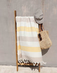 Manly cotton & bamboo towel with light terry back, 550 gr - Pippah