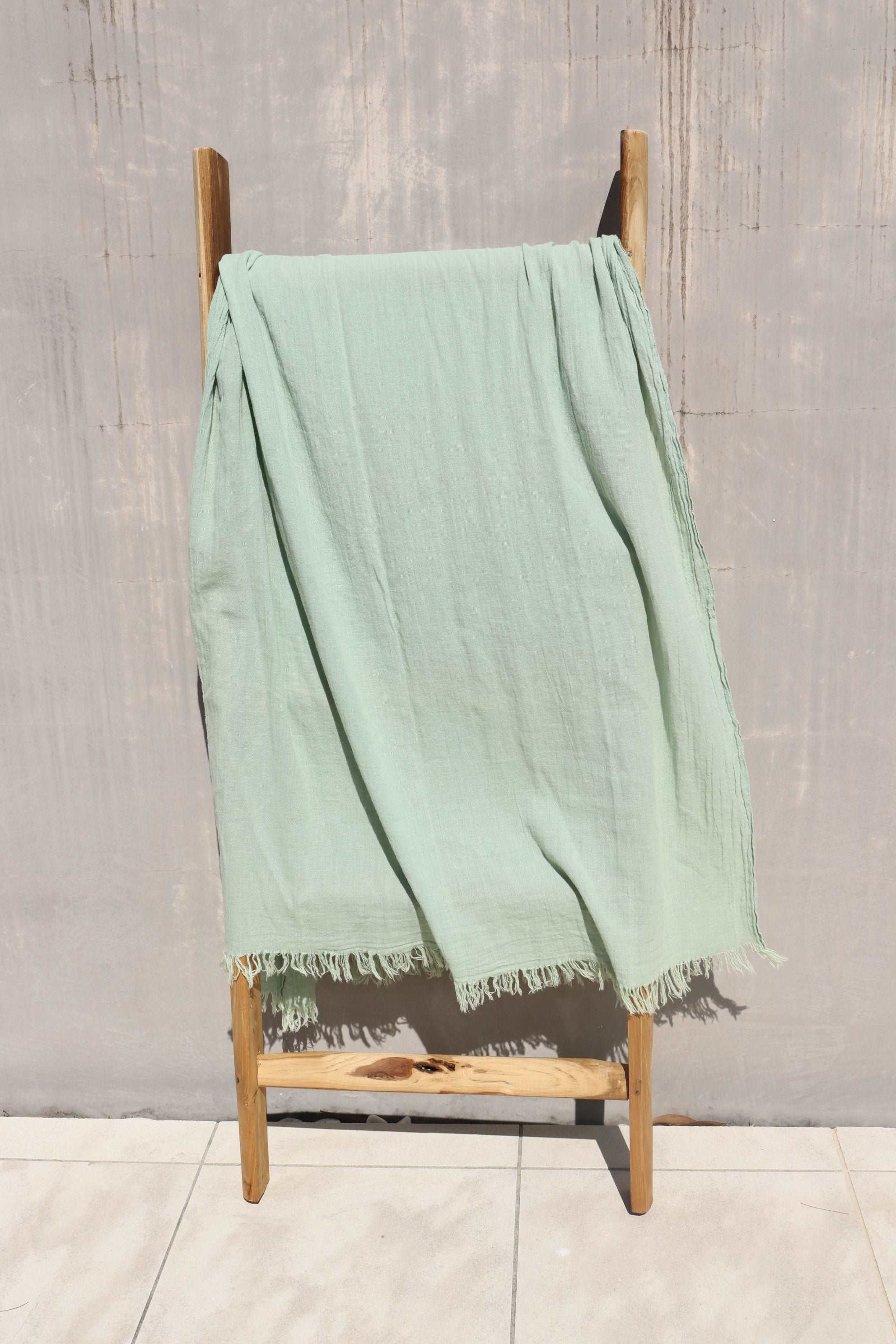 Clovelly Ultra Lightweight combed cotton scarf