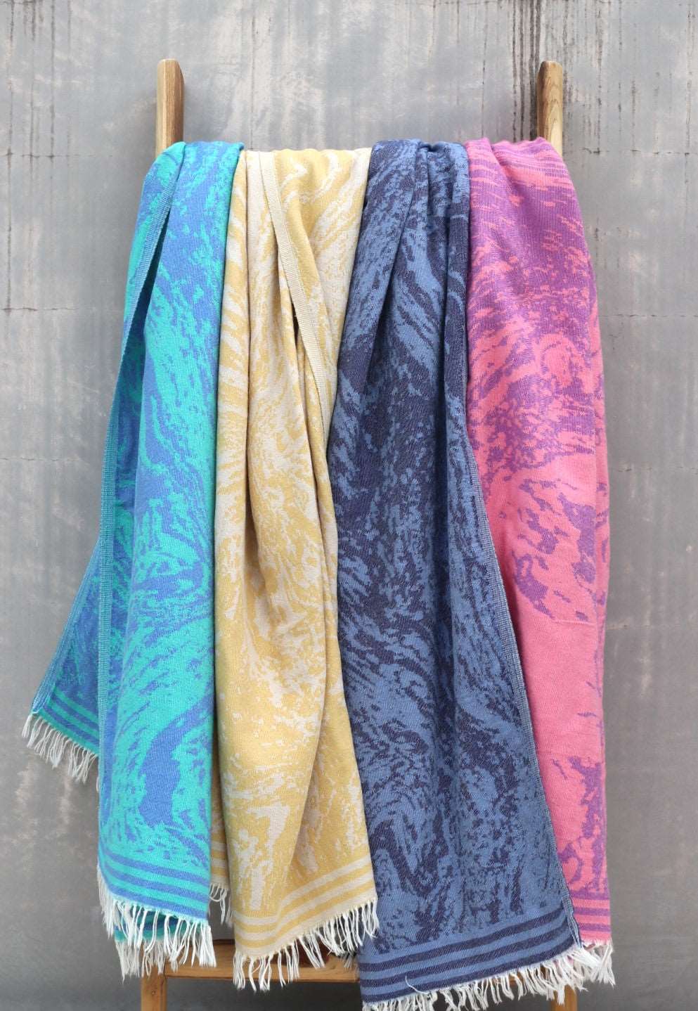 Narrabeen combed cotton beach towel, 370 gr - Pippah