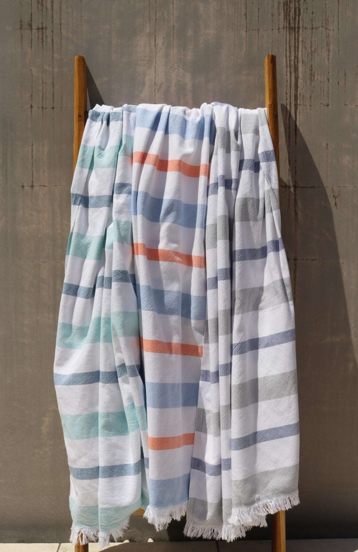 Kiama combed cotton beach towel, 380 gr - Pippah