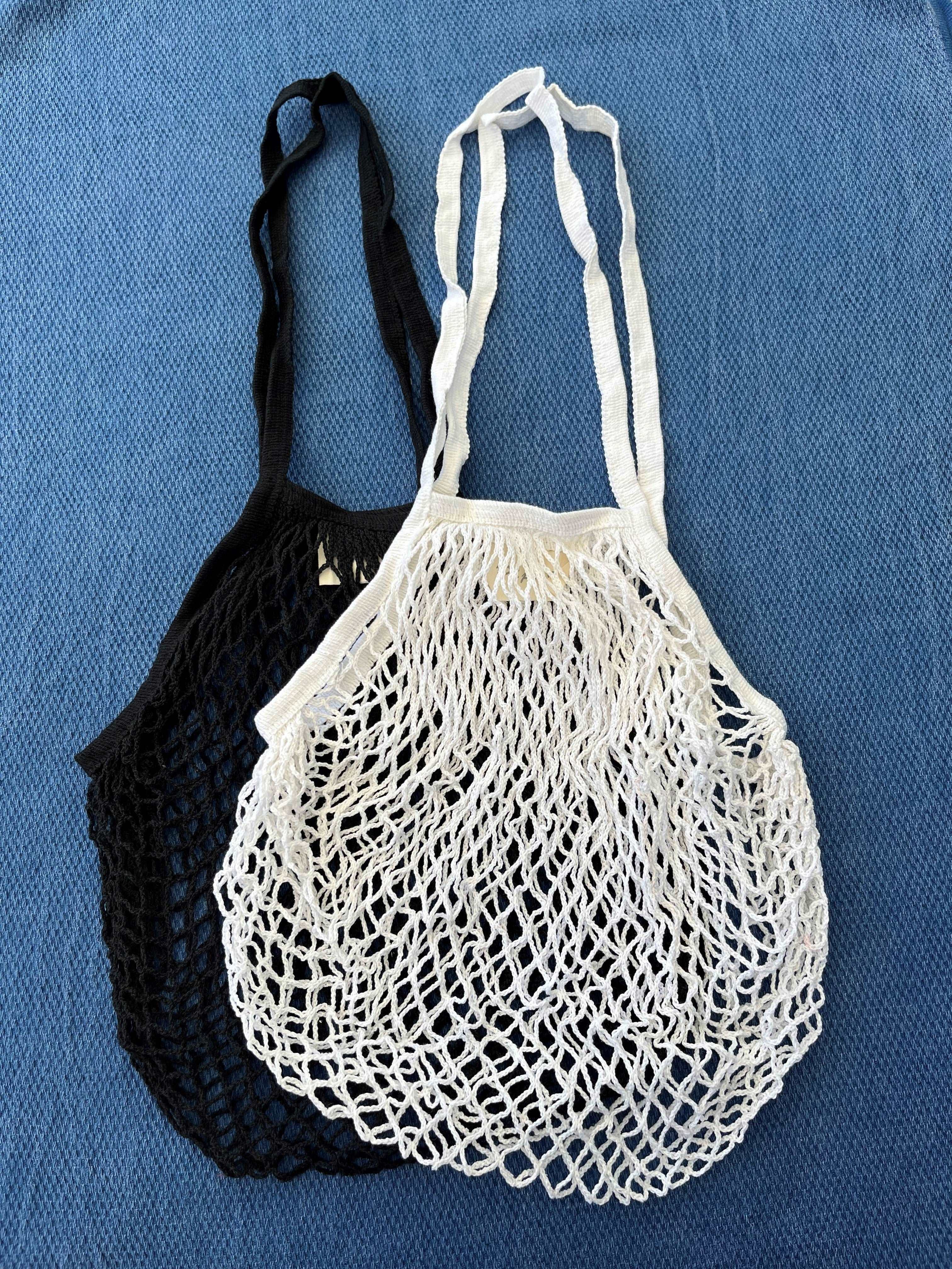 Sunny Cotton String Bag - Black or White
