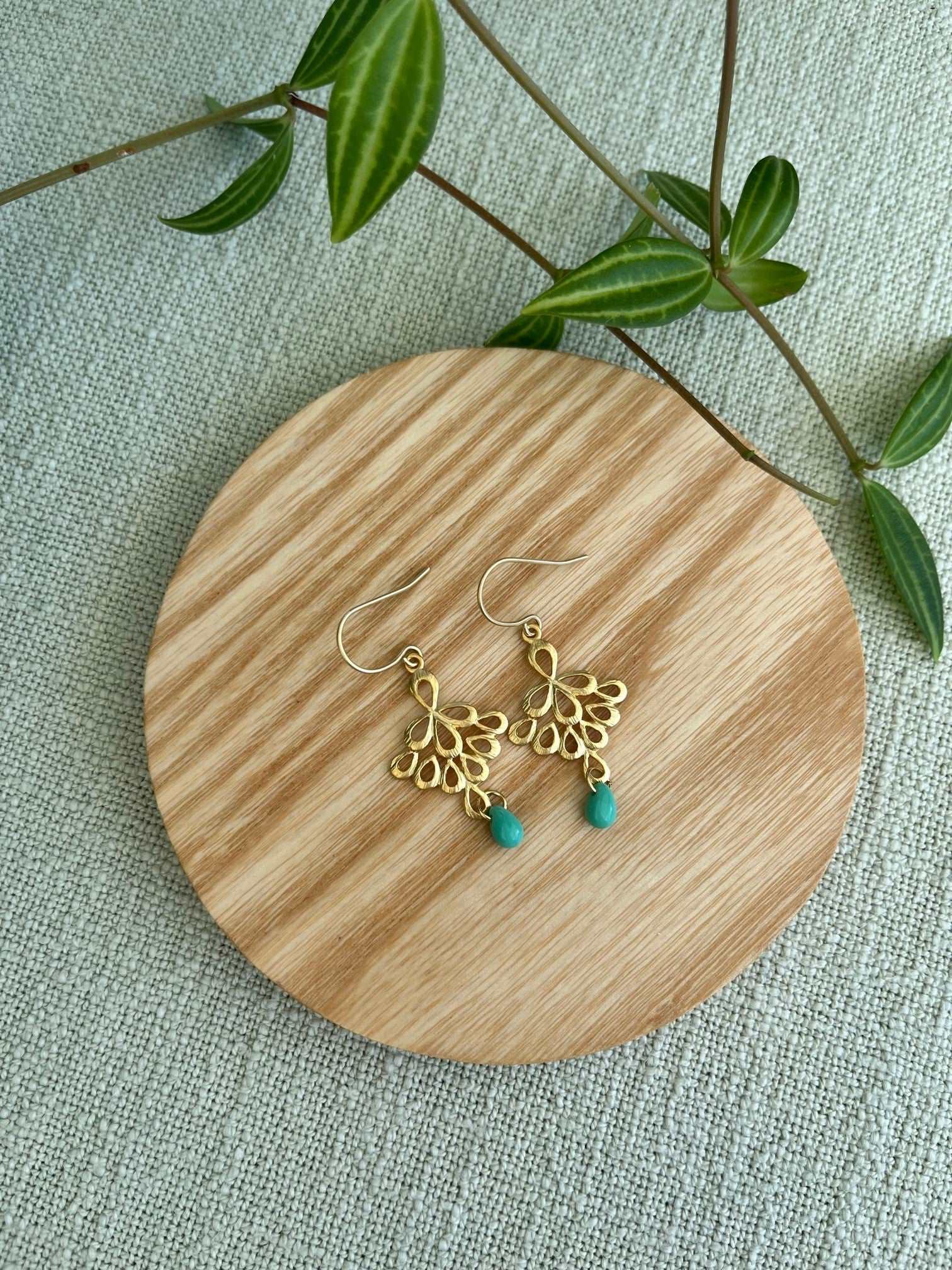 Fan Droplet Earrings - Pippah