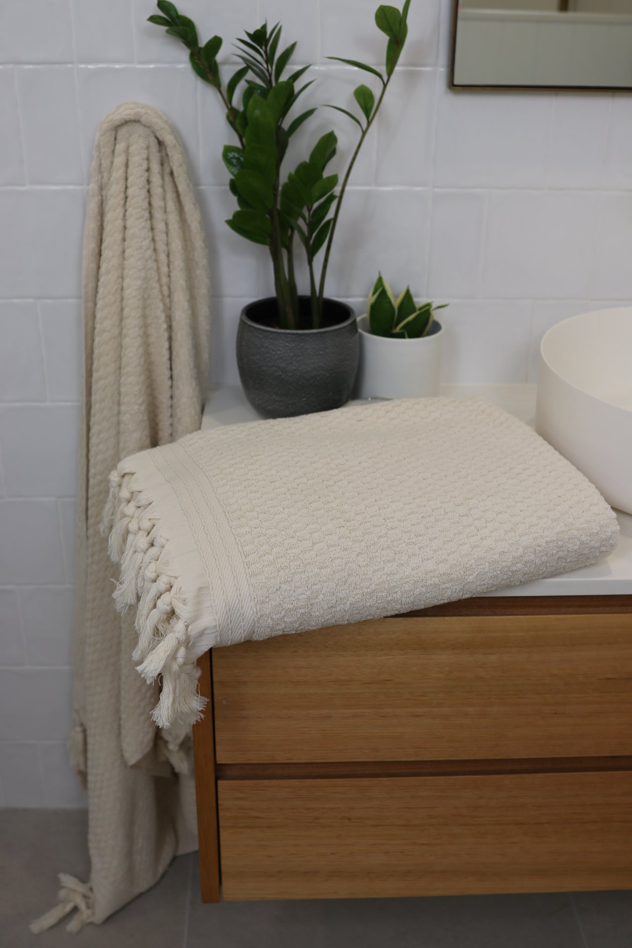 Cable Pom Pom bath sheet - absolute luxe, 950 gr - Pippah