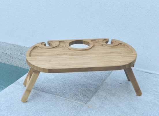Wine and cheese picnic table - Pippah
