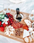 Wine and cheese picnic table