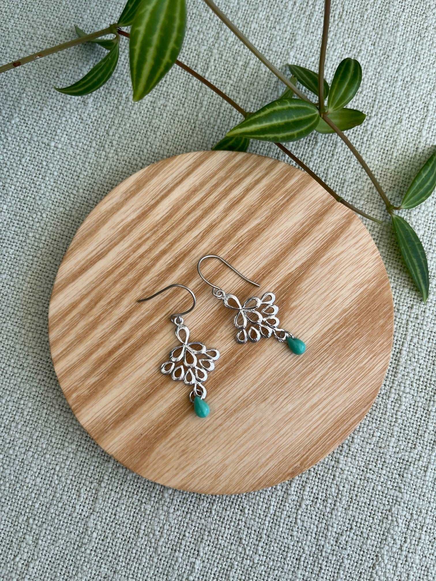 Fan Droplet Earrings - Pippah