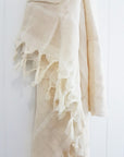 Cottesloe linen & cotton blend scarf or throw, 220 gr - Pippah