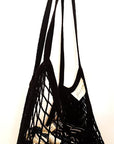 Sunny Cotton String Bag - Black or White - Pippah